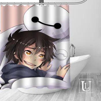 

Custom baymax Curtain Fabric Modern Shower Curtain bathroom beautiful Curtains Bath decor Polyester Cloth Waterproof