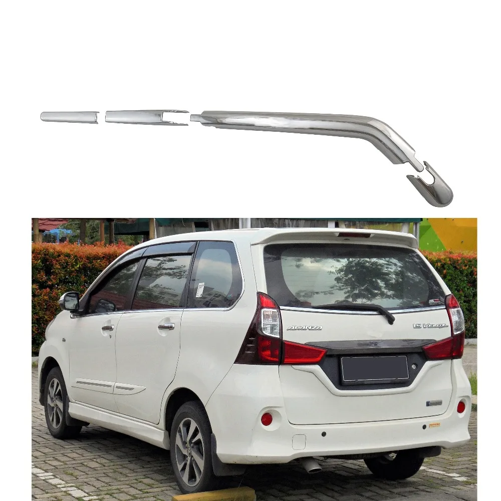 Для Toyota F600 F601 F650 F654 Avanza 2003-2017 ABS Хромированная задняя крышка стеклоочистителя Авто