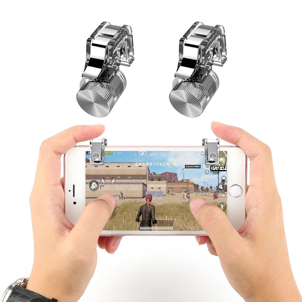 R11 PUBG Controller Colorful Metal For PUBG Mobile Gamepad For Smart Phone Mobile High Sensitive Joystick Metal L1 R1 Trigger