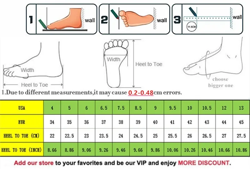 Shoe Size Chart
