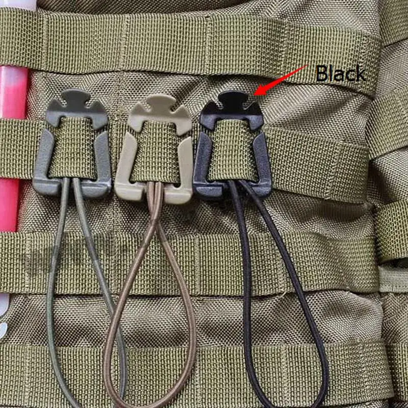 Полезный 1 шт. лямки военный Доминатор эластичный шнур висячие пряжки клип наружные дорожные наборы