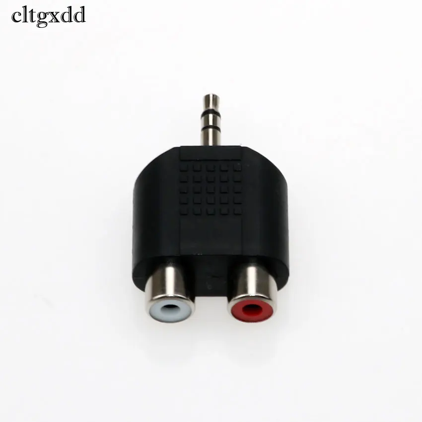 Cltgxdd Позолоченный разъем 3 5 мм штекер RCA гнездо В AV аудио 2 в 1 стерео гарнитура