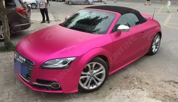 

Car Styling Wrap Matt Ice Rose Red Car Vinyl film Body Sticker Car Wrap With Air Free Bubble For Vehiche 1.52*20 M / Roll