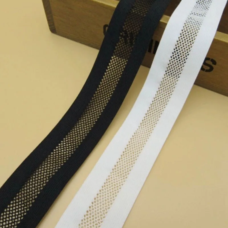 3meters/lot Super Thin Soft White Black Mesh Elastic Band Baby Clothes
