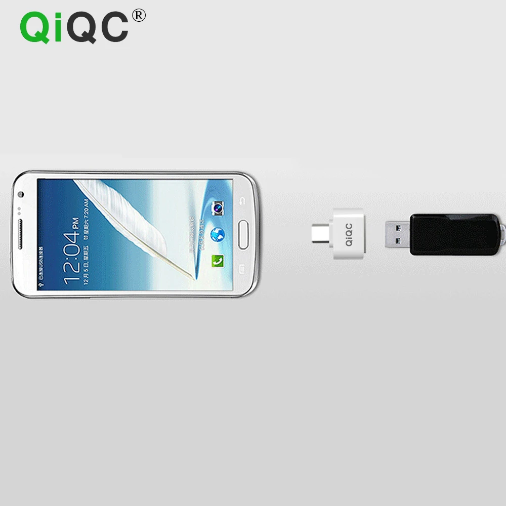 QiQC Мини OTG кабель USB OTG адаптер Micro USB к USB конвертер для Android планшетных ПК