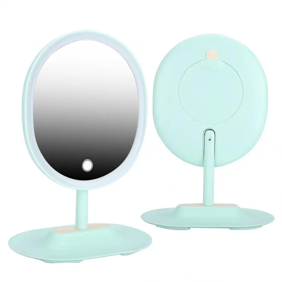 Adjustable LED Lights Makeup Mirror Desktop Cosmetic Mirror 16 Beads with 5X Magnification