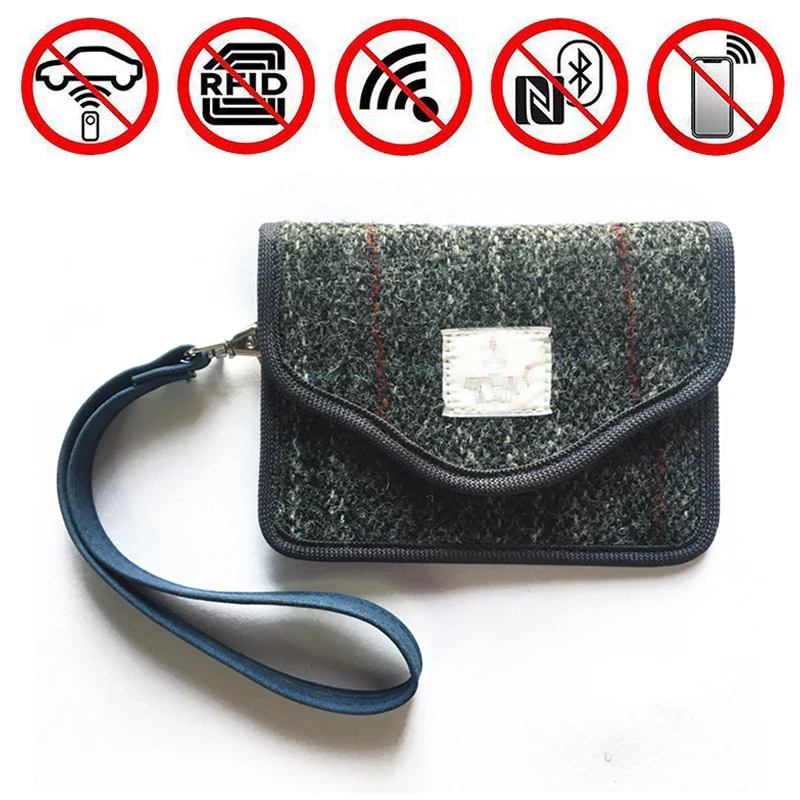 Противоугонная rfid-блокировка сигнала без ключа чехол-сумка для ключей 18*10 см
