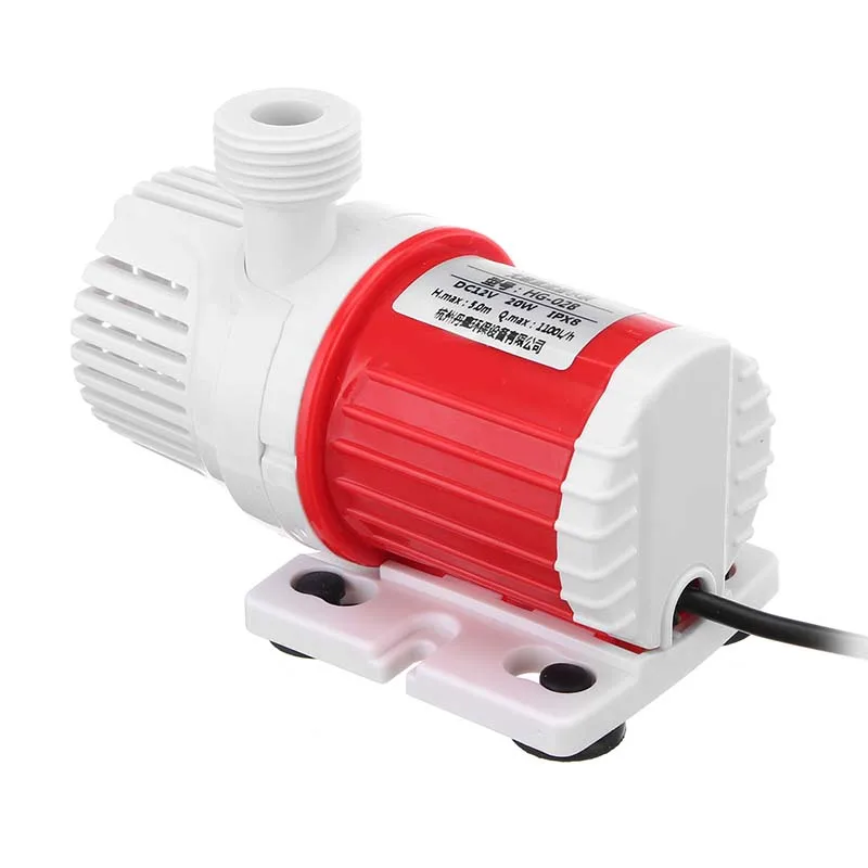 

High Quality Portable DC12V 1100L/H Max Lift 5M Submersible Water Pump Aquarium Fish Tank VE