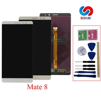 

100% Tested For Huawei Mate 8 LCD Display Touch Screen Digitizer Assembly Replacement LCD Monitor Pantalla+Frame+Repair tool set
