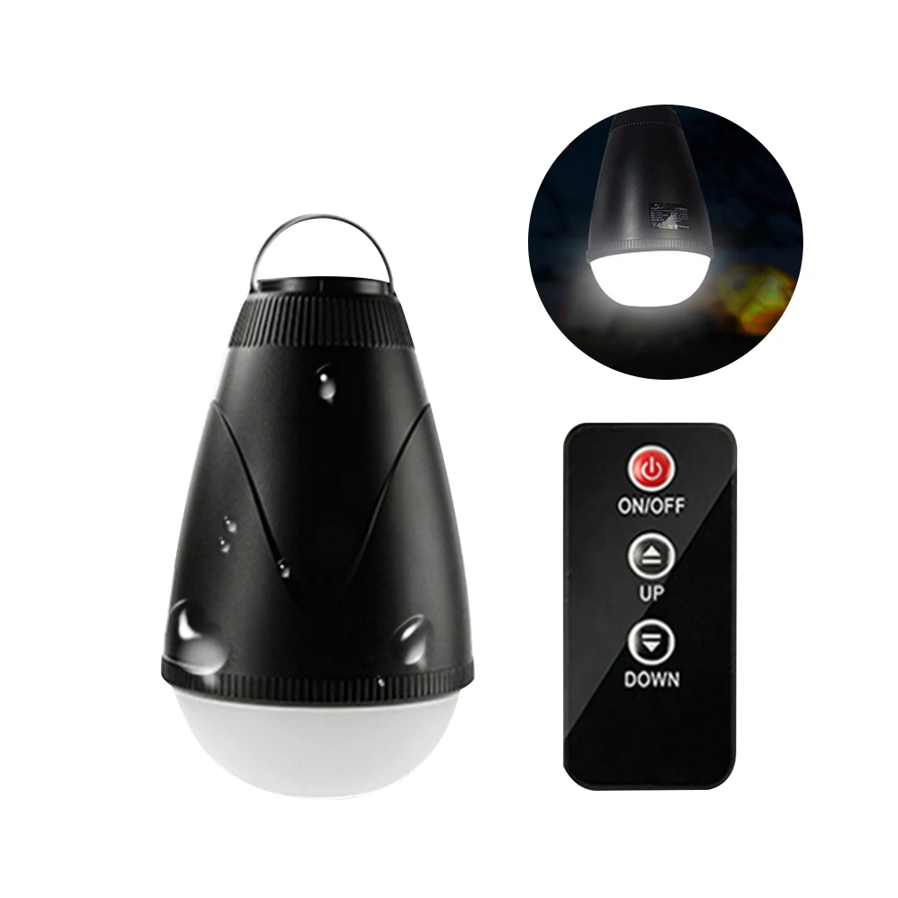 

LEDGLE Simple Camping Lantern Waterproof Outdoor Lamps Remote Controlled LED Lamps Rechargeable Design Dimmable New black Light