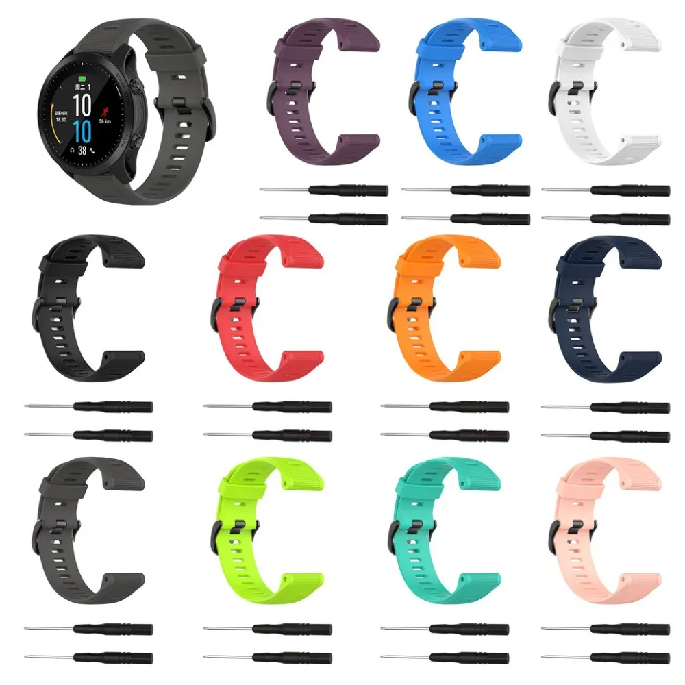 Silicone Band Replacement WristStrap For Garmin Forerunner 945935Fenix 5Plus 40JUL5 (4)