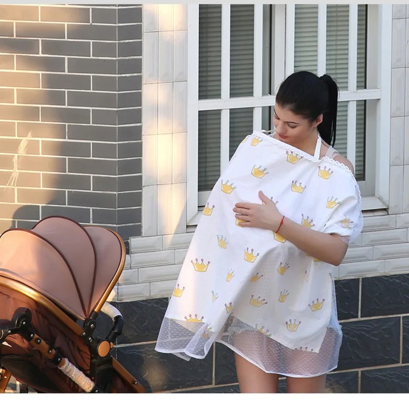 

Can insfeng pure cotton breast-feeding shade go out breast-feeding scarf summer shawl breast-feeding shame anti-light blouse
