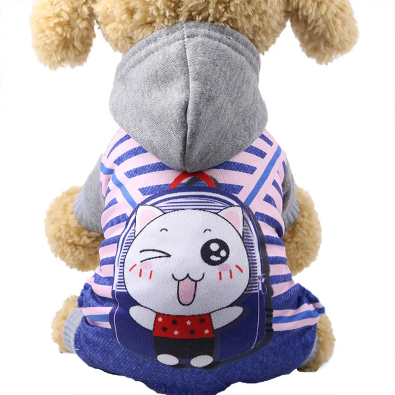 

Cute Dog Jumpsuit Warm Small Dog Coat for Puppy Clothes Winter Dog Hoodie Coat Puppy Overall Winter Dog Sweatshirts Clothing