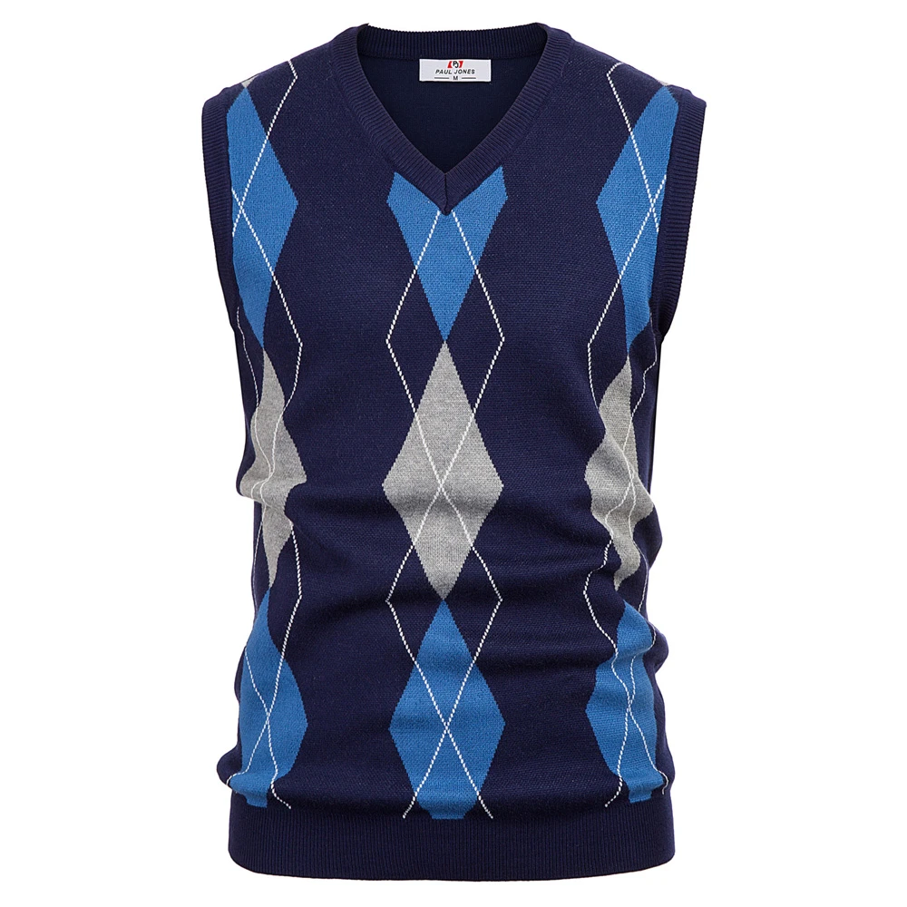 V Neck Knitted Vest Warm Knitwear 