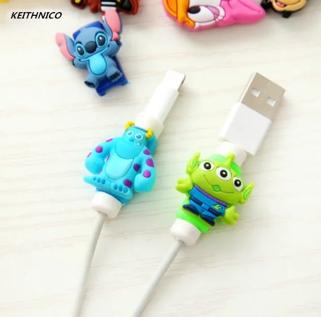 

KEITHNICO 2pcs Lightning Cable Protector USB Charger Data Line Wire Cord Protection Cover Cable Winder For iPhone For Ipad Mini