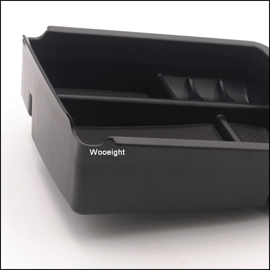 Wooeight Car Glove Box Armrest Center Console Box Secondary Storage Tray Holder Organizer For VW Golf MK7 GTI 2014 2015- 2018 (4)