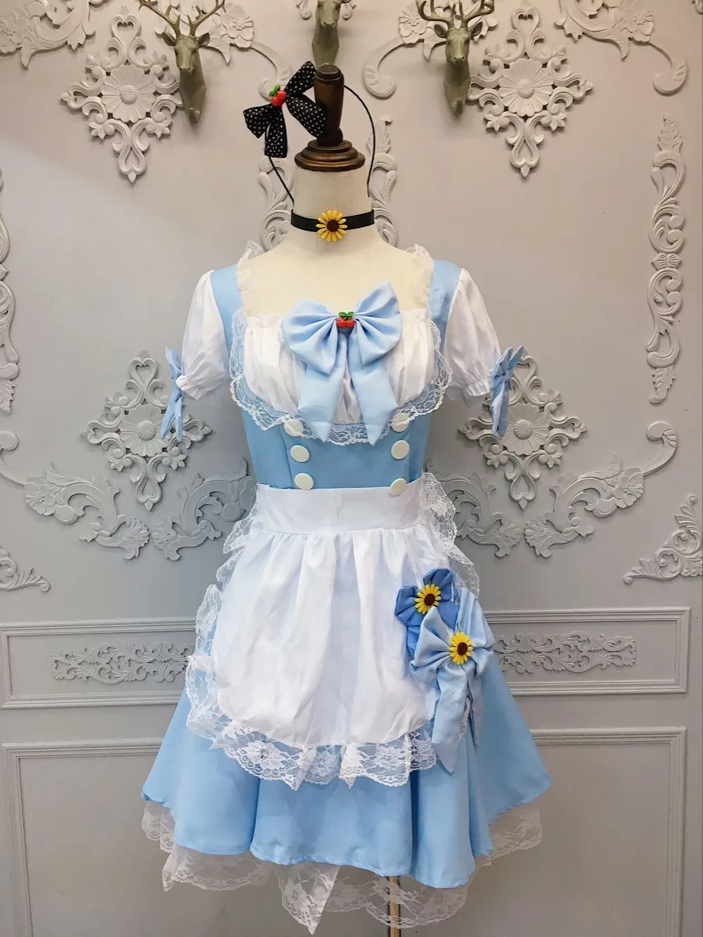 Женский костюм подружки невесты Vocole пикантное платье Лолита в стиле Алиса Wonderland