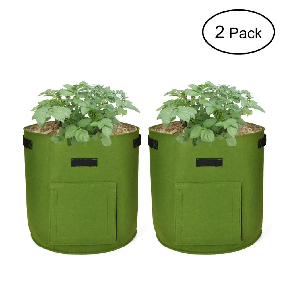 

Home Garden Breathable Potato Tomato Vegetable Moestuin Plant Growth Bag Jardin Vertical Garden Grow Bag Pot