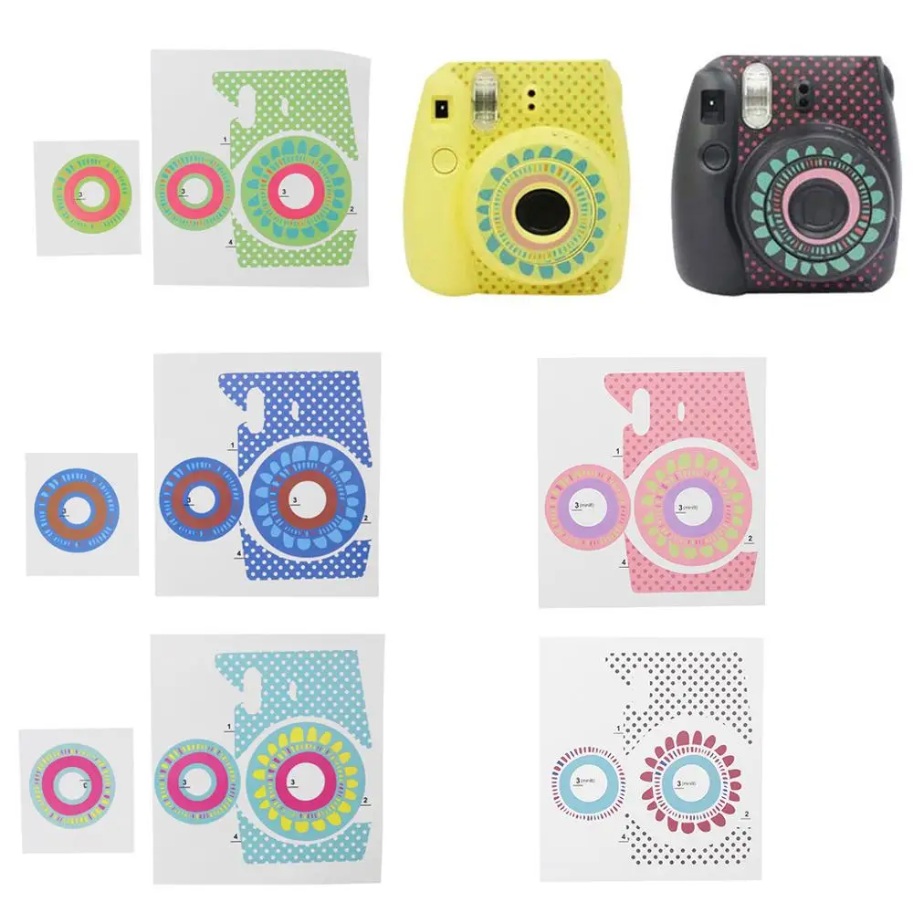 

Instax Mini 8/9 Sunflower Stickers Protection For Fujifilm Polaroid Camera