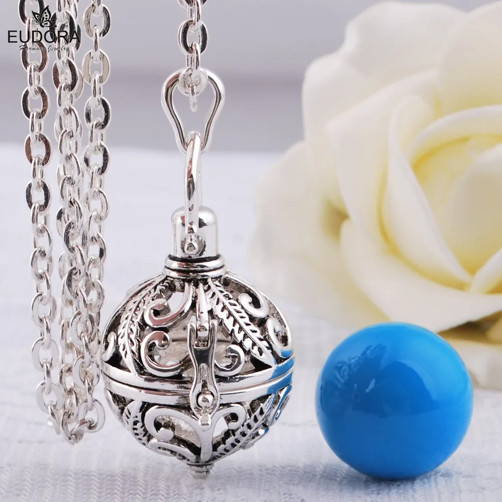 EUDORA Мехико Harmony Ball Chime звуковая бола медальон клетка кулон ожерелье для матери ребенка Подвеска