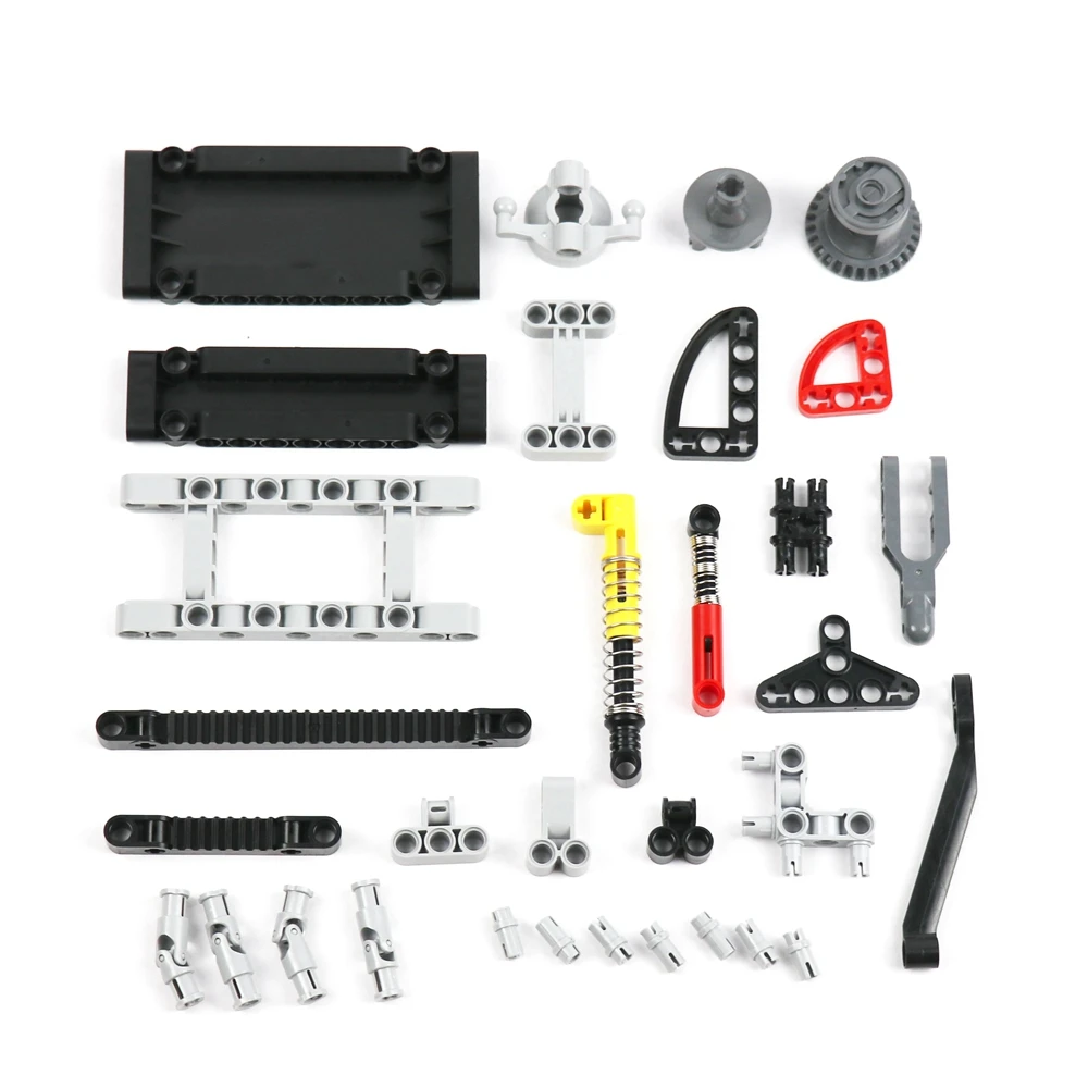 

Bulk Technic Block Parts Kit Panels Differential Gear Hard Spring Fit Car Toys Compatible Legoes MOC Technic Building Bricks Set