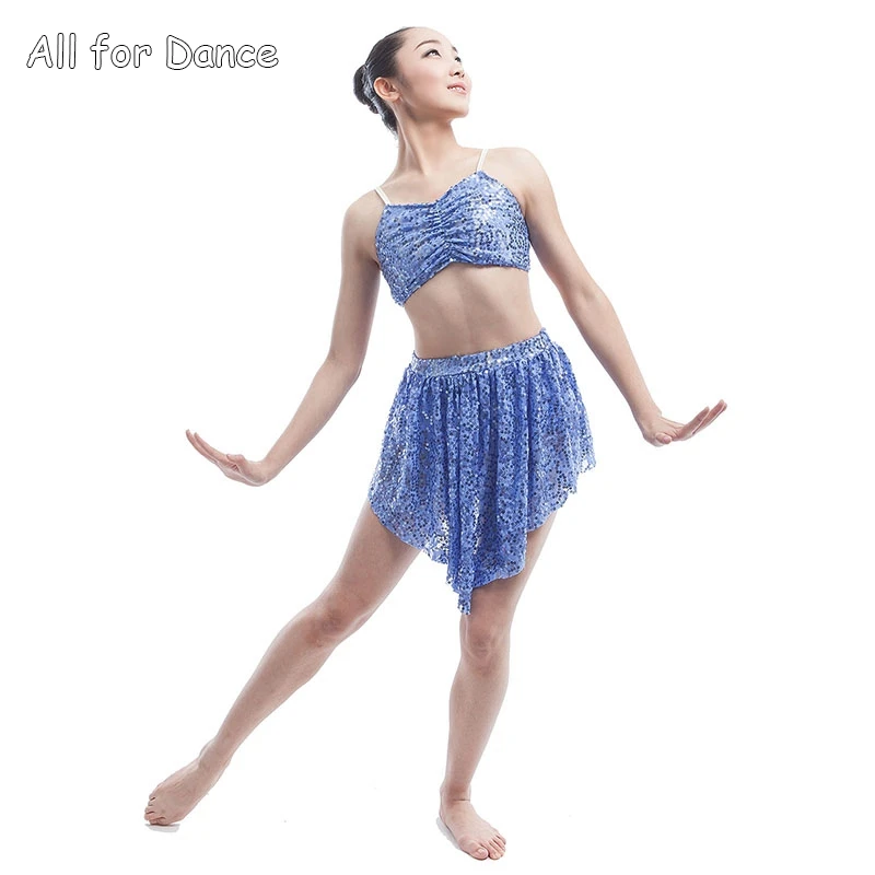 Buy Dance Top/Skirt For Girls Show Dance Costume Women