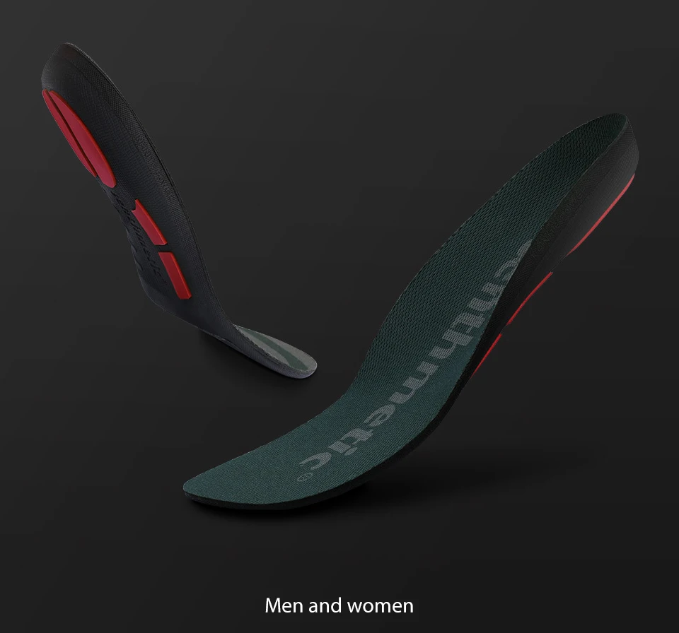 Original xiaomi youpin cushioning multiple shock absorbing power running insole rebound support protection sole sports insole (2)