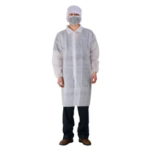 Продовольственный цех комбинезоны в многоразовая мантия, лабораторный халат из нетканого полотна пальто увеличиваются с международная торговля