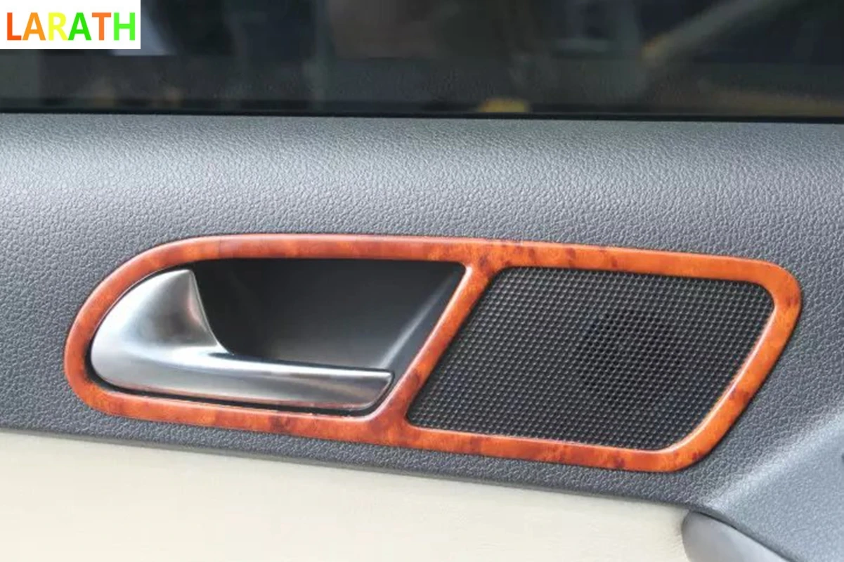 4 шт. для Volkswagen VW Tiguan 2013 2014 2015 ABS углеродное волокно интерьерная дверная ручка Чаша