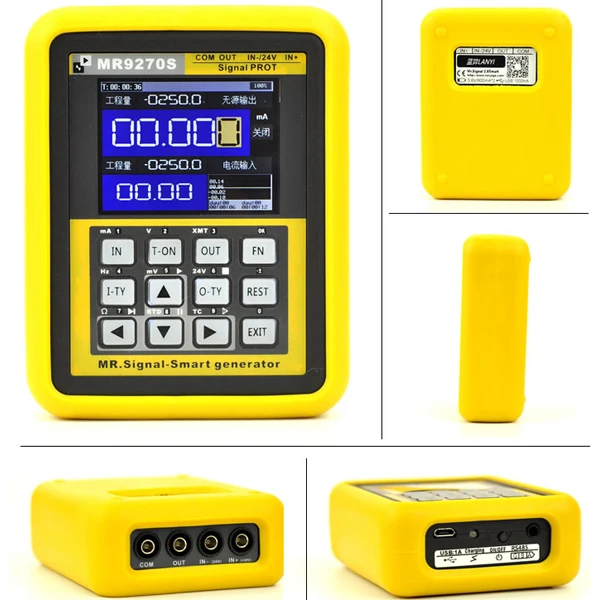 

4-20mA signal generator calibration Current voltage PT100 thermocouple Pressure transmitter Logger PID frequency MR9270S