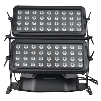 

2 Roadcase+2pcs Tower hotel building wall wash led rgbw walll washer light dmx wall washer rgbw 72x10W