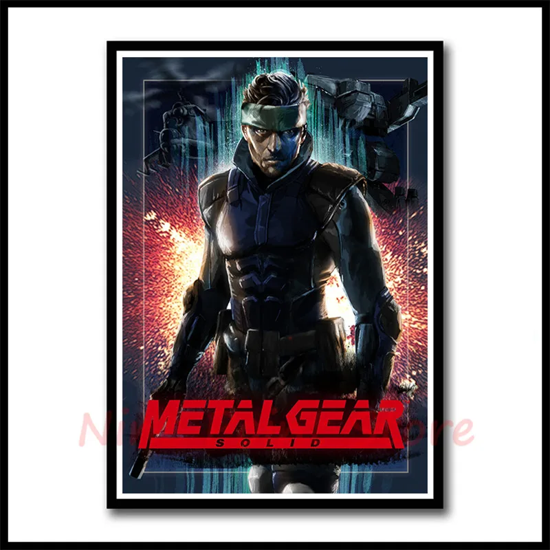 Metal Gear Solid 5 Game Art Silk Poster 13x24 inch 15