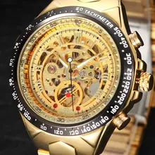 Mens Watches Top Brand Luxury font b Mechanical b font Wristwatches Automatic Self wind Skeleton Watch