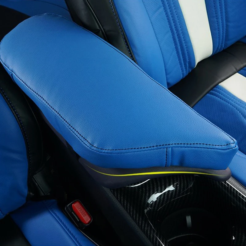 

3.5CM Thick LHD Leather Sponge Armrest Box Cover For Toyota C-HR 2018 Center Console Armrest Case For Toyota CHR 2017 2018 2019