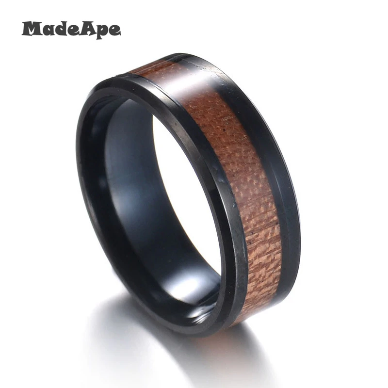 MadApe Nature Koa Padauk деревянная инкрустация искусственная кожа для мужчин и женщин