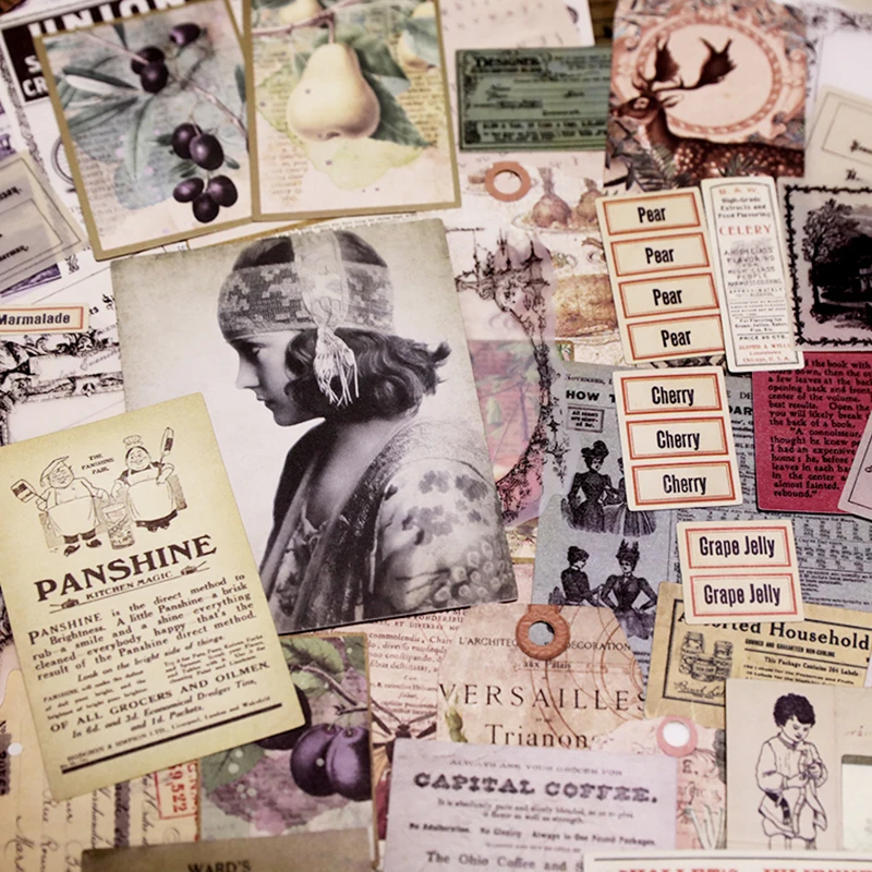 

DIY Old photo old logo mixed sticker three-dimensional Scrapbooking Album Happy Plan/Card Making/Journaling Project decoration