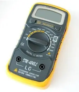 Capacitance meter testre Inductance meter Strap Blue Backlight LCR meter Electronic font b Measuring b font