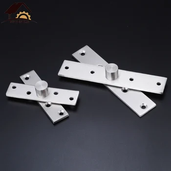 

Myhomera 360 Degree Rotation Axis 75/100mm Stainless Steel Up and Down Doors Rotating Hinges Location Shaft Hidden Pivot Hinge