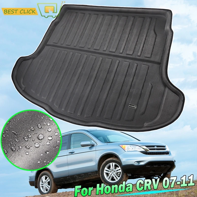 Аксессуары для Honda CR-V CRV 2007 2008 2009 2010 2011 Автомобильный задний багажник лайнер Грузовой Коврик для багажника напольный лоток Грязезащитный коврик