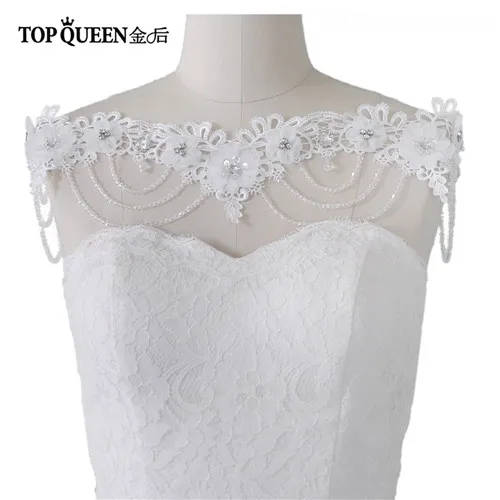 TOPQUEEN G04 отделанное бисером блестящее свадебное обертывание кисточкой Великолепная Длинная свадебная накидка африканская Женская шаль для особых событий - Цвет: off-white