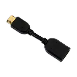 DOITOP Регулируемый вращения HDMI мужчина к переходник штырь-гнездо адаптер конвертер для Google Chromecast Miracast 11 см Удлинительный кабель, HDMI