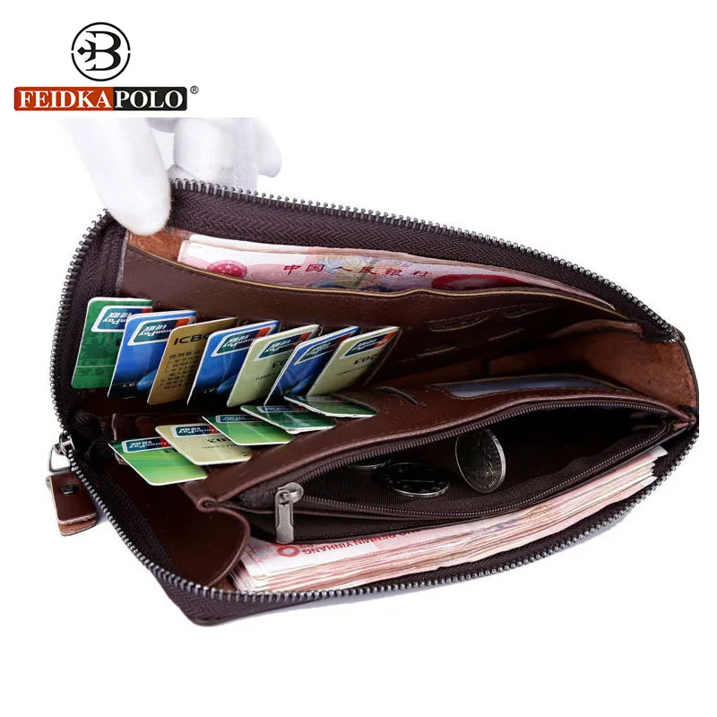 

Famous Brand Wallet Men clutch Bags Genuine Leather Purse Monederos Carteras Mujer Luxury Male Men's Clutch Wallets Man Wallets
