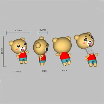 

Custom PVC usb flash drive 2D 3D pendrive 4GB 8GB 16GB 32GB usb disk (100pcs can produce your customize model)