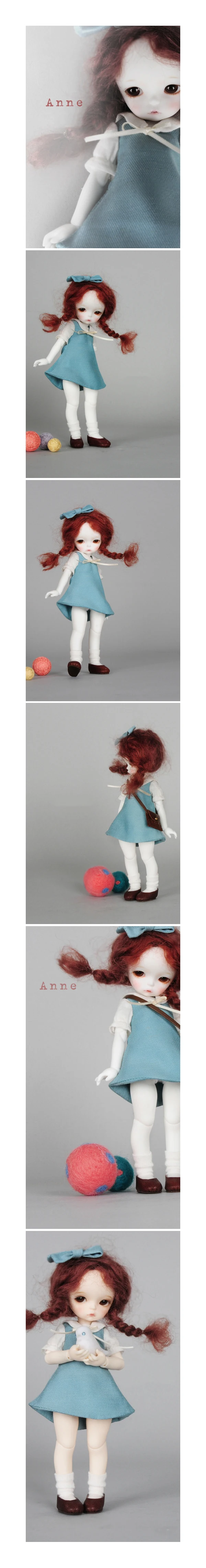 AQK BJD 1/8 кукла-1,7 Anne точка милый ребенок кукла совместное-кукла(бесплатно отправить пара глаз