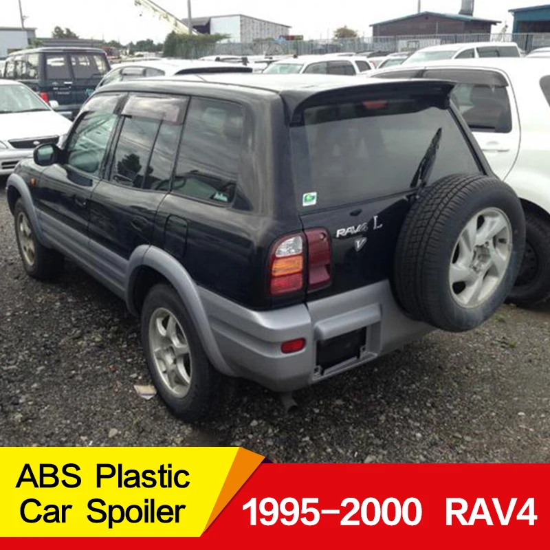 Для Toyota RAV4 спойлер 1995-2000year Высокое качество ABS пластик настроить цвет DIY краски спортивный автомобиль заднее крыло