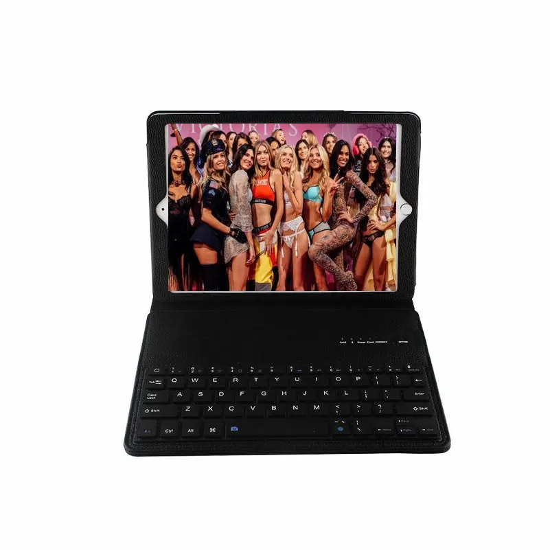 Wireless Bluetooth keyboard With Tablet Case Stand Cover Folio For iPad