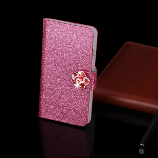 Роскошный кожаный чехол для Letv LeEco Cool 1 Dual Leeco Coolpad Cool1 5,", чехол для телефона с откидной крышкой и подставкой, чехол - Цвет: rose with flower