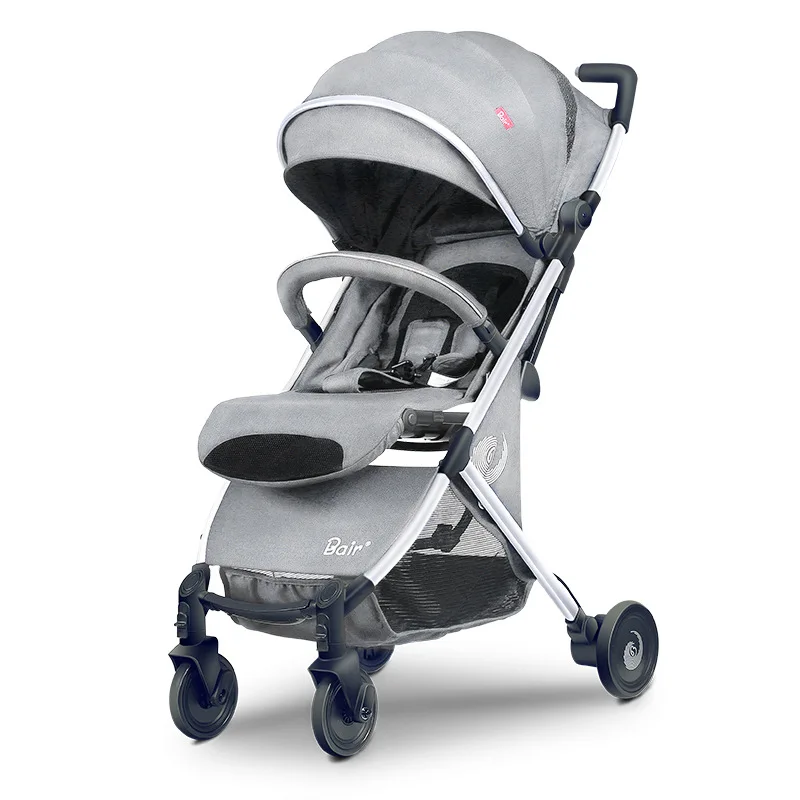  European Standard Lightweight Baby Stroller High Landscape Four-wheeled Trolley Foldable Portable S
