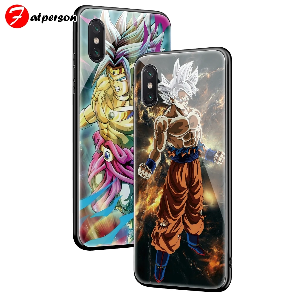 Dragon Ball для iphone 11 Pro 8 X S R MAX 7 Plus 6s 5 SE заказной чехол из закаленного стекла для телефона Samsung Note Galaxy 8 9 10+ Plus