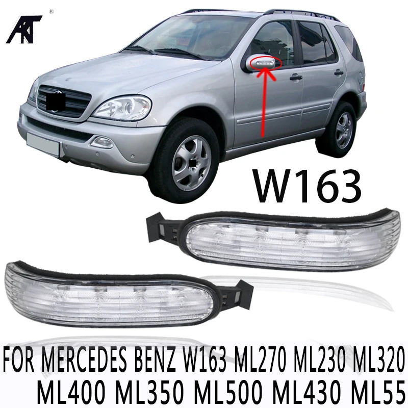 Высокое качество двери зеркало указатель поворота для Mercedes Benz W163 ML270 ML230 ML320 ML400 ML350